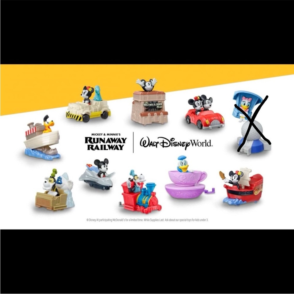 2020 Disney Runaway Railway Happy Meal Toys (set of 9)